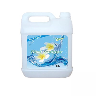 Brocca bianca in plastica HDPE da 5 litri a forma quadrata riutilizzabile per la conservazione di liquidi