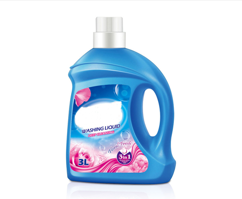 Detergente Liquido 3L Bottiglia di Plastica Riutilizzabile HDPE Vuota Per Acqua Detergenti Liquidi