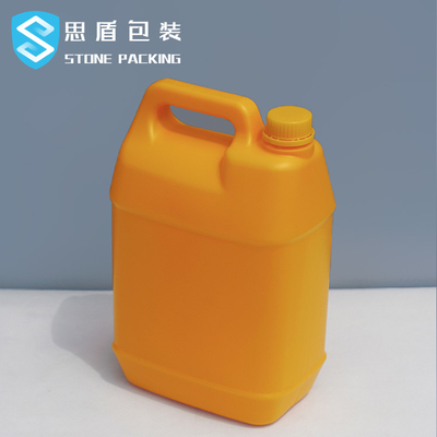 Recipiente di plastica liquido chimico dell'HDPE 5l di calibro 35mm a perfetta tenuta