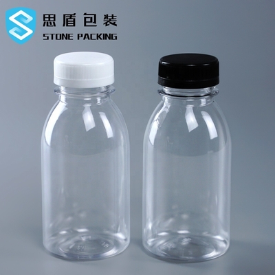 Bottiglie di plastica 250ml 28g del chiaro ANIMALE DOMESTICO di plastica dei prodotti 34mm della famiglia