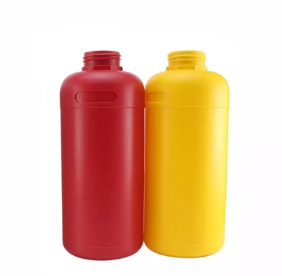 bottiglie chimiche vuote di stoccaggio dell'inchiostro chimico di plastica della bottiglia 1L con i cappucci