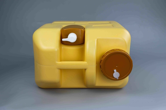 portabile 30L plastica jerrycan HDPE 8 galloni secchio d'acqua con rubinetto e lozione sapone liquido bottiglia per auto all'aperto campeggio