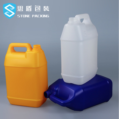 Recipiente di plastica liquido chimico dell'HDPE 5l di calibro 35mm a perfetta tenuta