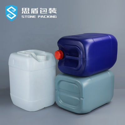 Un tamburo di plastica con tappo a vite rettangolare 1.35KG ISO9001 da 25 litri