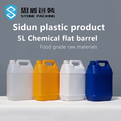 Bottiglia di plastica dell'HDPE chimico quotidiano di 35mm un tamburo di plastica 192*125*305mm da 5 litri