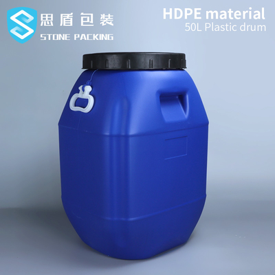 contenitori chimici di plastica del tamburo di plastica 50L di 80*47mm senza coperchio con la maniglia