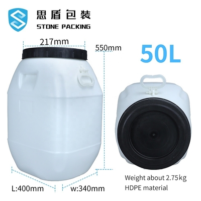 recipiente di plastica dell'HDPE di 80*47mm 50 litri
