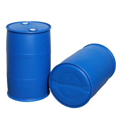 Un tamburo di plastica di plastica blu da 55 galloni di SIDUN 200l con il foro di drenaggio
