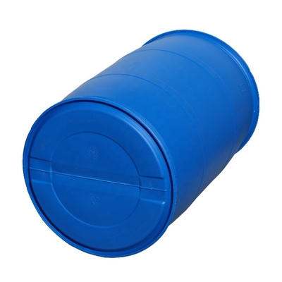 Un tamburo di plastica di plastica blu da 55 galloni di SIDUN 200l con il foro di drenaggio