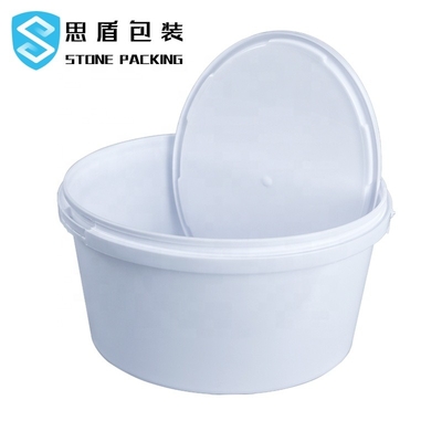 Secchio rotondo ovale dei contenitori chimici ovali da 1 gallone con il coperchio 265*265mm