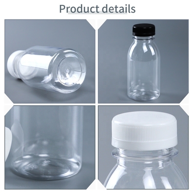 Bottiglie di plastica 250ml 28g del chiaro ANIMALE DOMESTICO di plastica dei prodotti 34mm della famiglia