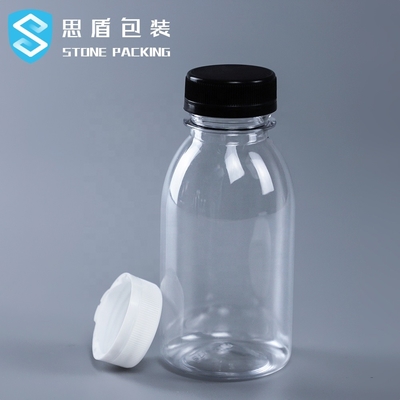 Bottiglie di plastica 250ml 28g del chiaro ANIMALE DOMESTICO di plastica dei prodotti 34mm della famiglia