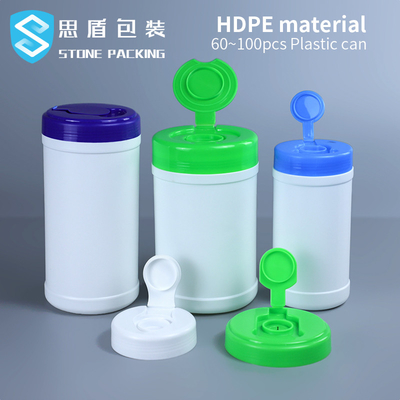 Tamburo senza coperchio opaco dell'HDPE del recipiente di plastica dell'HDPE 750ML