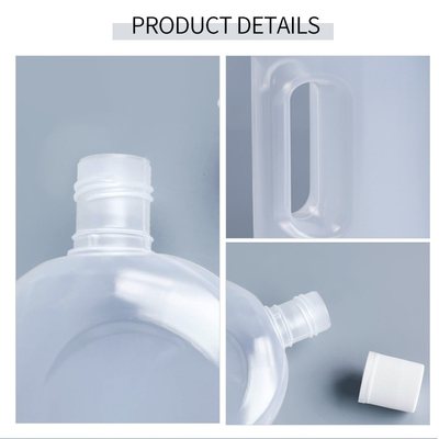 Bottiglia di plastica traslucida 750ml di calibro 30mm con la maniglia