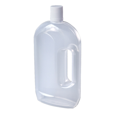 Bottiglia di plastica traslucida 750ml di calibro 30mm con la maniglia