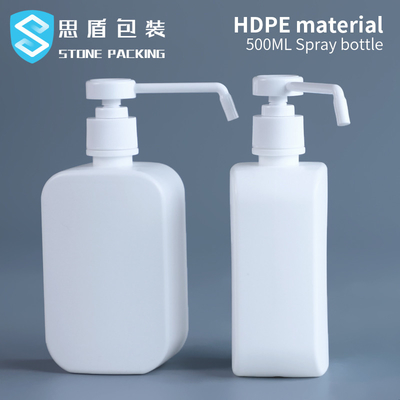 Bottiglie di plastica acide dello spruzzo dell'ANIMALE DOMESTICO della pompa incissione all'acquaforte 500ml per liquido pulito