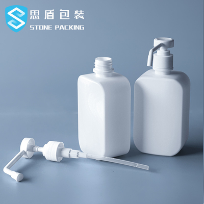 Bottiglie di plastica acide dello spruzzo dell'ANIMALE DOMESTICO della pompa incissione all'acquaforte 500ml per liquido pulito