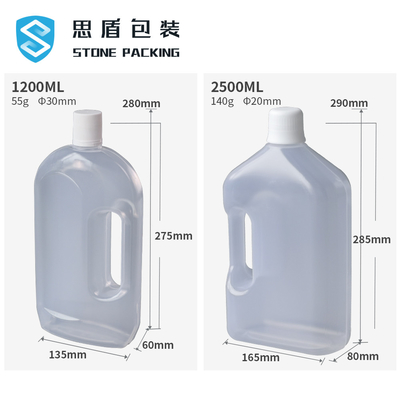 La plastica vuota 750ml imbottiglia 241*218*195mm
