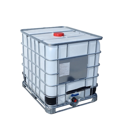 Carro armato chimico del quadrato del metallo dell'HDPE 1000 litri di peso di veccia 56kg