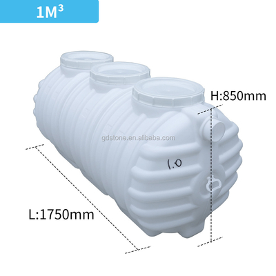 serbatoi di acqua di plastica dell'HDPE settico di stoccaggio di 850*1750mm rv 1800mm 1850mm 1950mm
