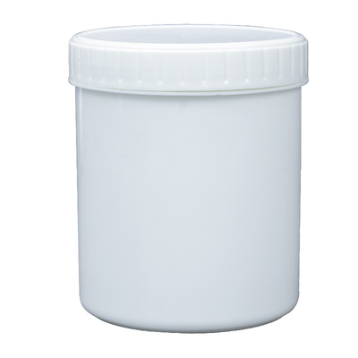 Barattolo di plastica nero bianco 1L di 12*140mm con il ODM dell'OEM del coperchio della vite