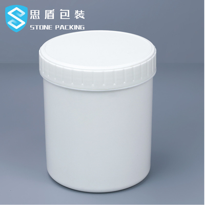 Barattolo di plastica nero bianco 1L di 12*140mm con il ODM dell'OEM del coperchio della vite